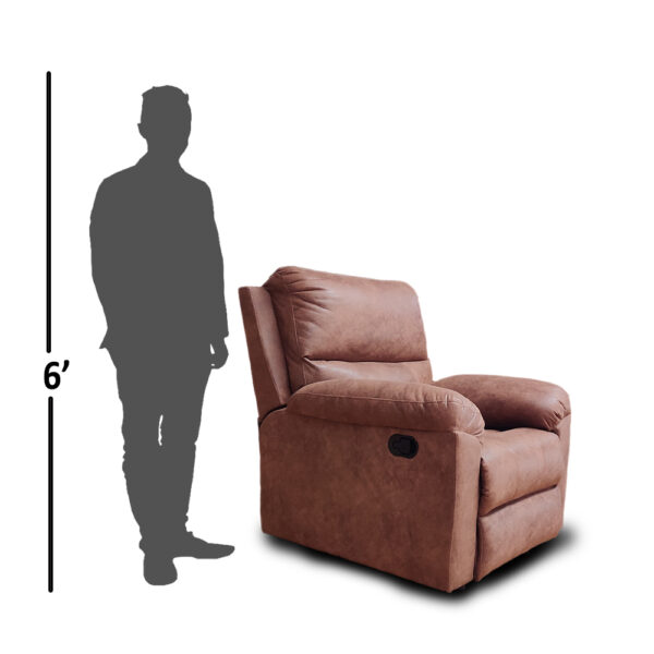 Celeb Fabric Manual Recliner - Image 5