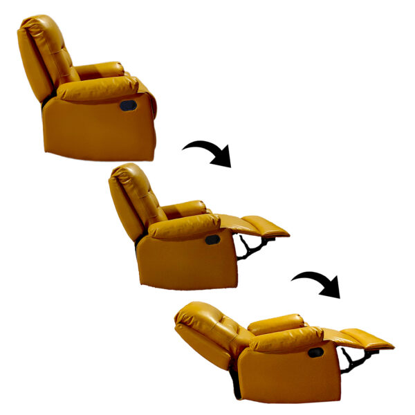 Fabio Recliner - Manual Leatherette - Image 3